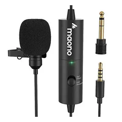maono AU-100R Rechargeable Omnidirectional Lapel Microphone